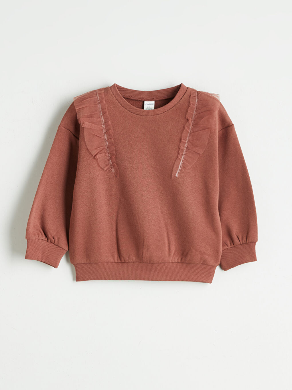 Crew Neck Girls' Sweatshirt 2 Pack-2
