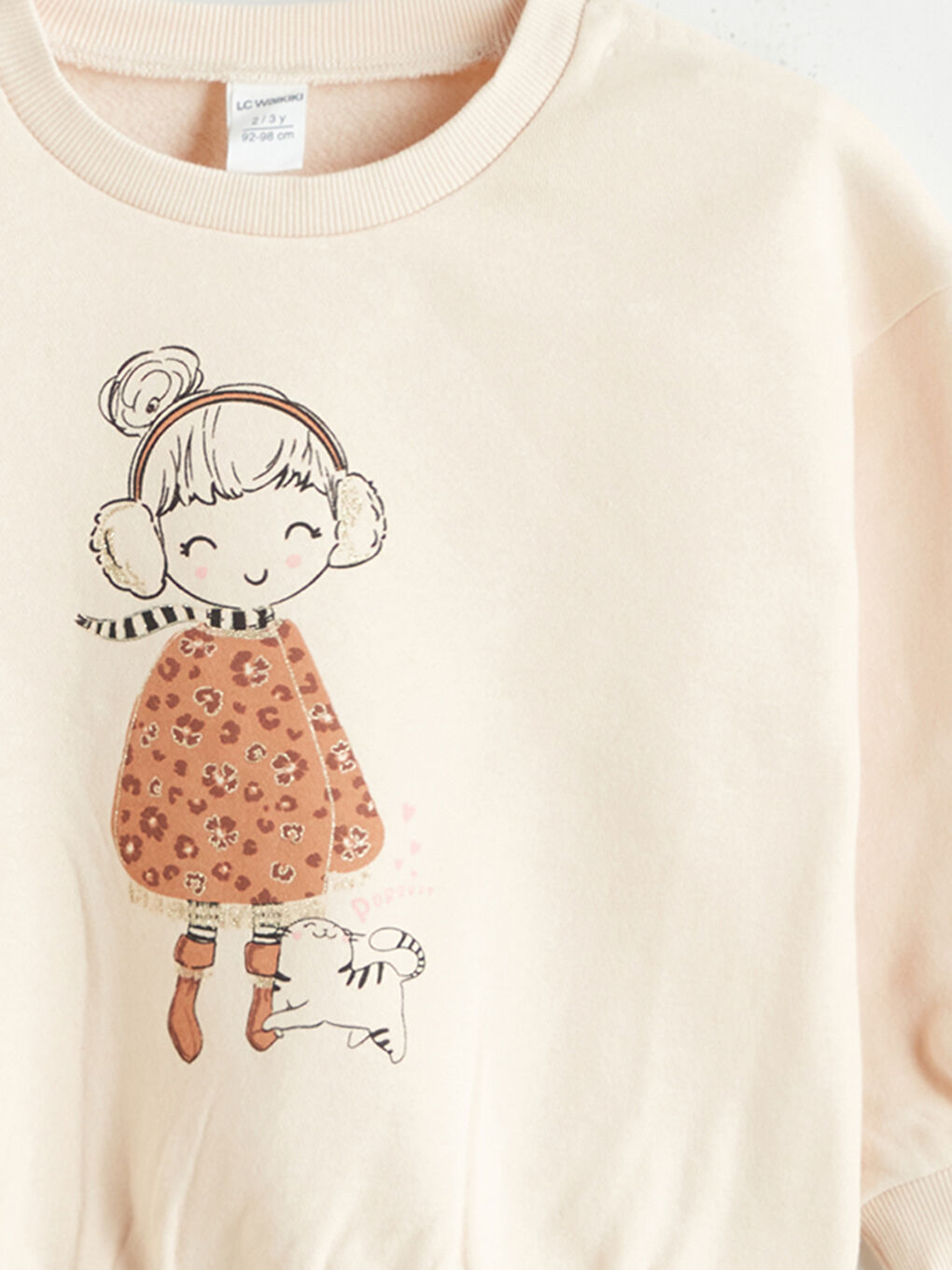 Crew Neck Girls' Sweatshirt 2 Pack-4