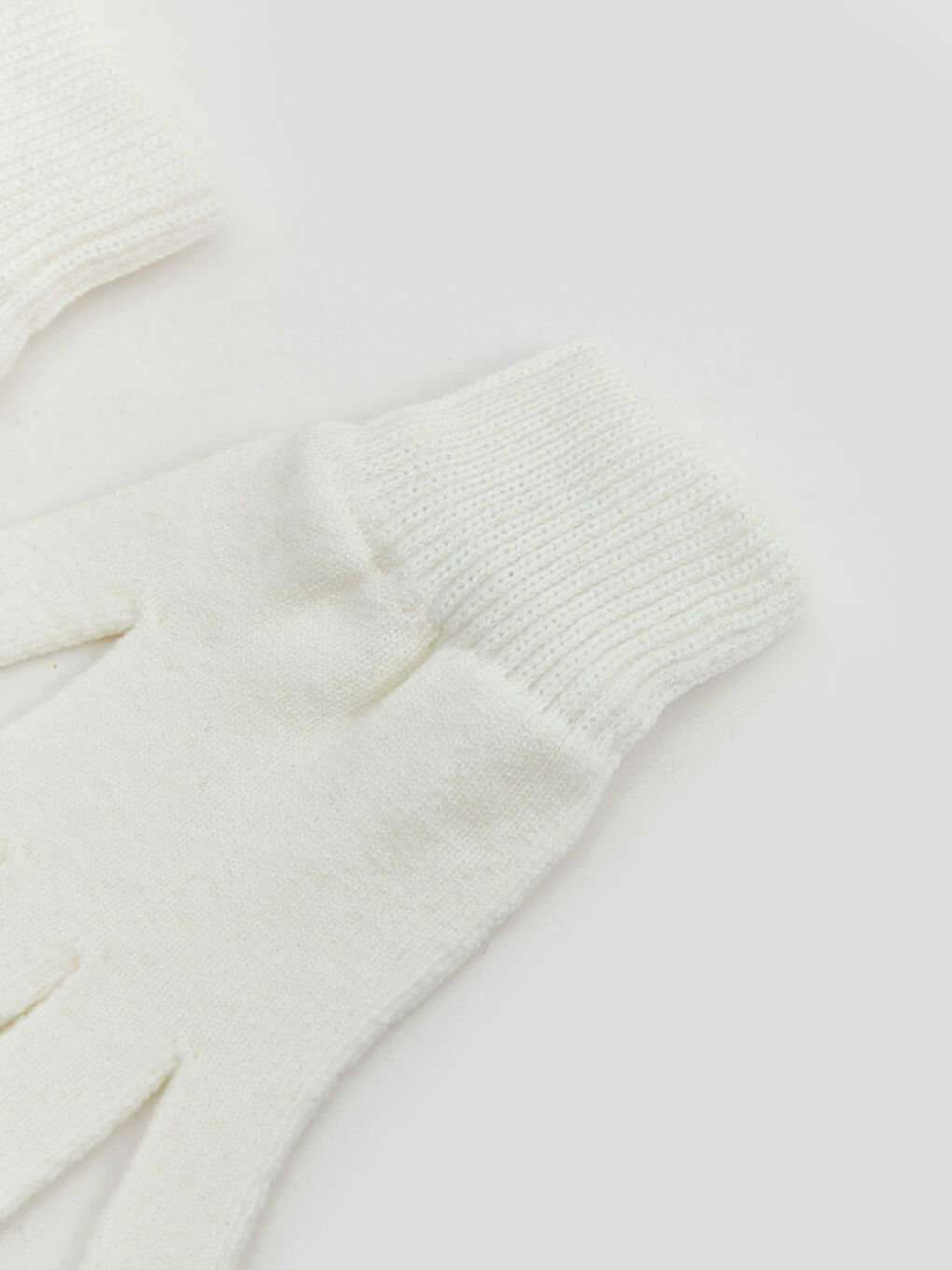 LCW ACCESSORIES Bej Basic Kız Çocuk Triko Eldiven - 1