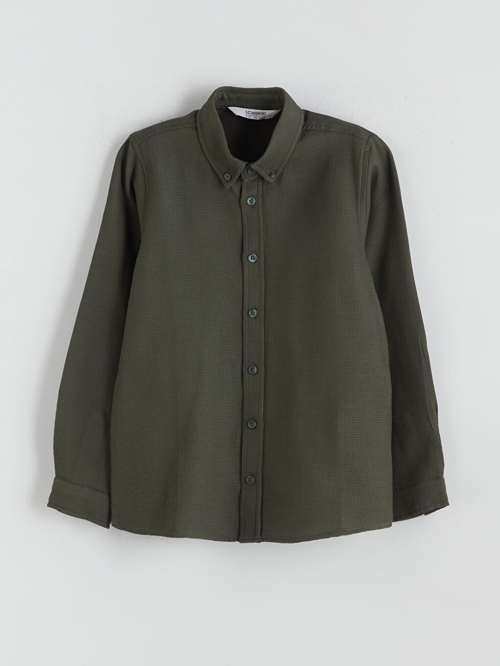 Long Sleeve Textured Boys' Shirt