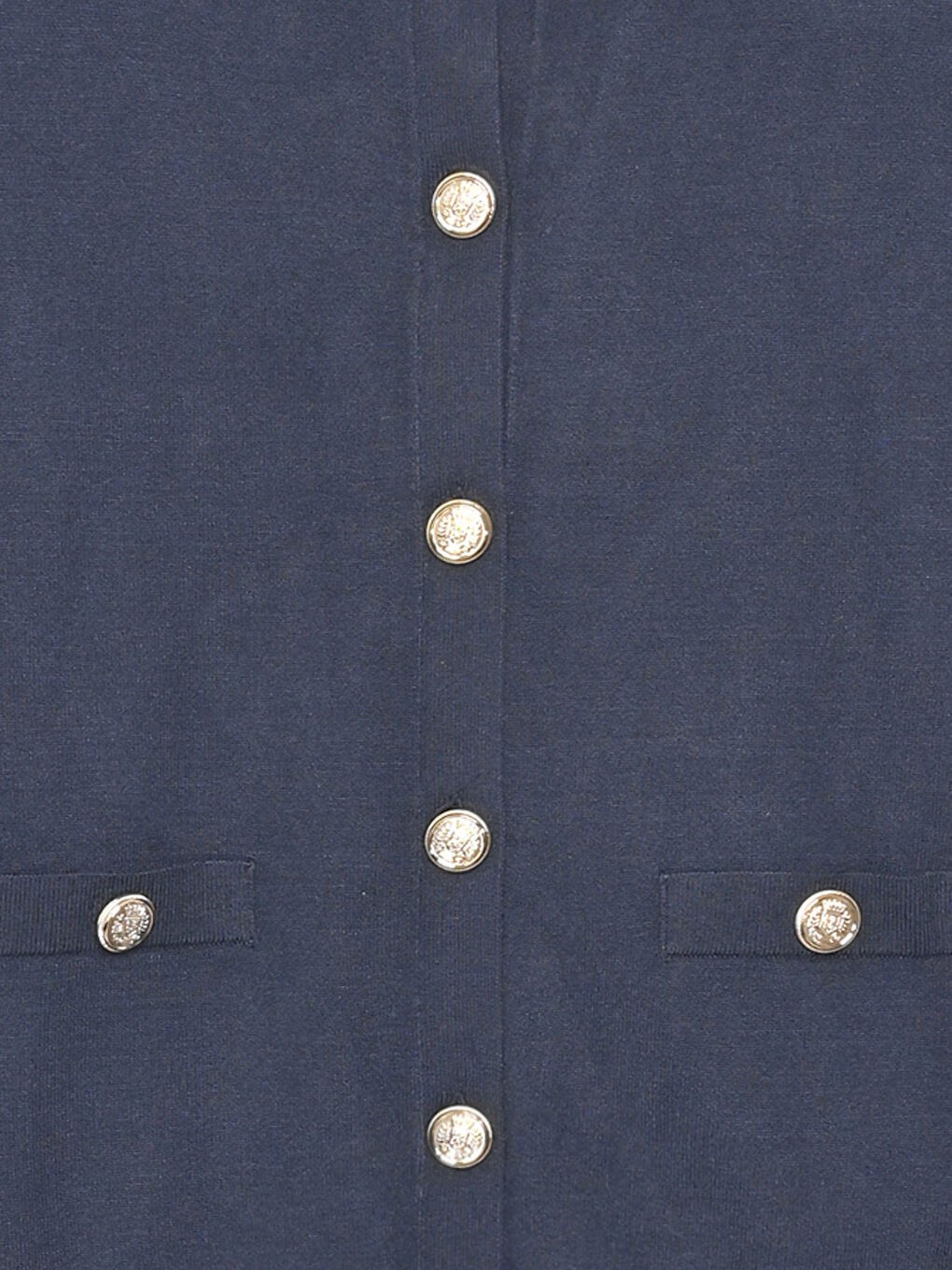 Cardigan Tricotat cu Guler Rotund pentru Femei-2