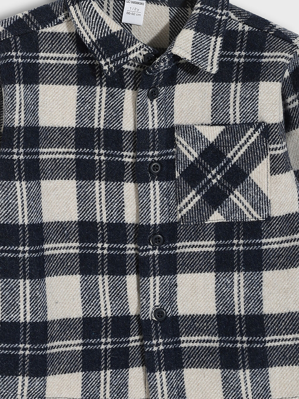 Plaid Boys' Flannel Shirt-2