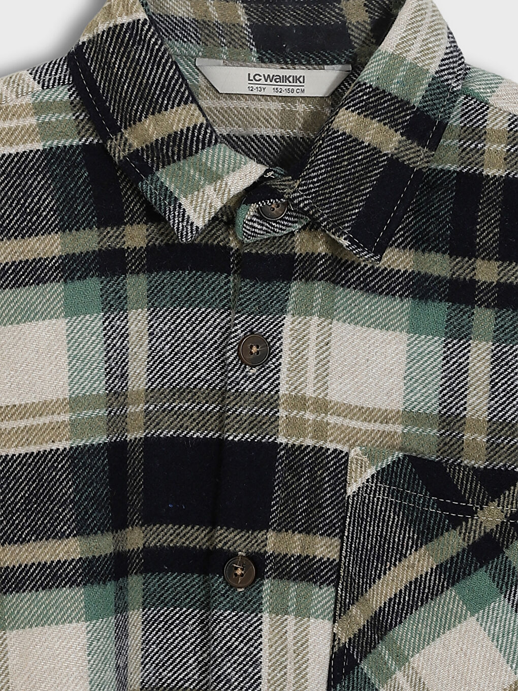 Plaid Boys' Flannel Shirt-3