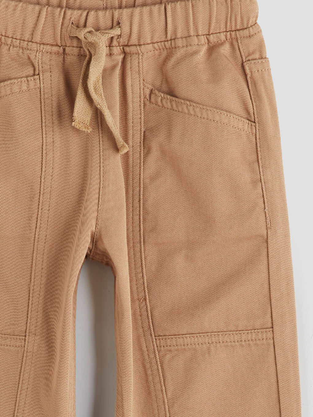 Elasticated Waist Gabardine Boys' Trousers-2