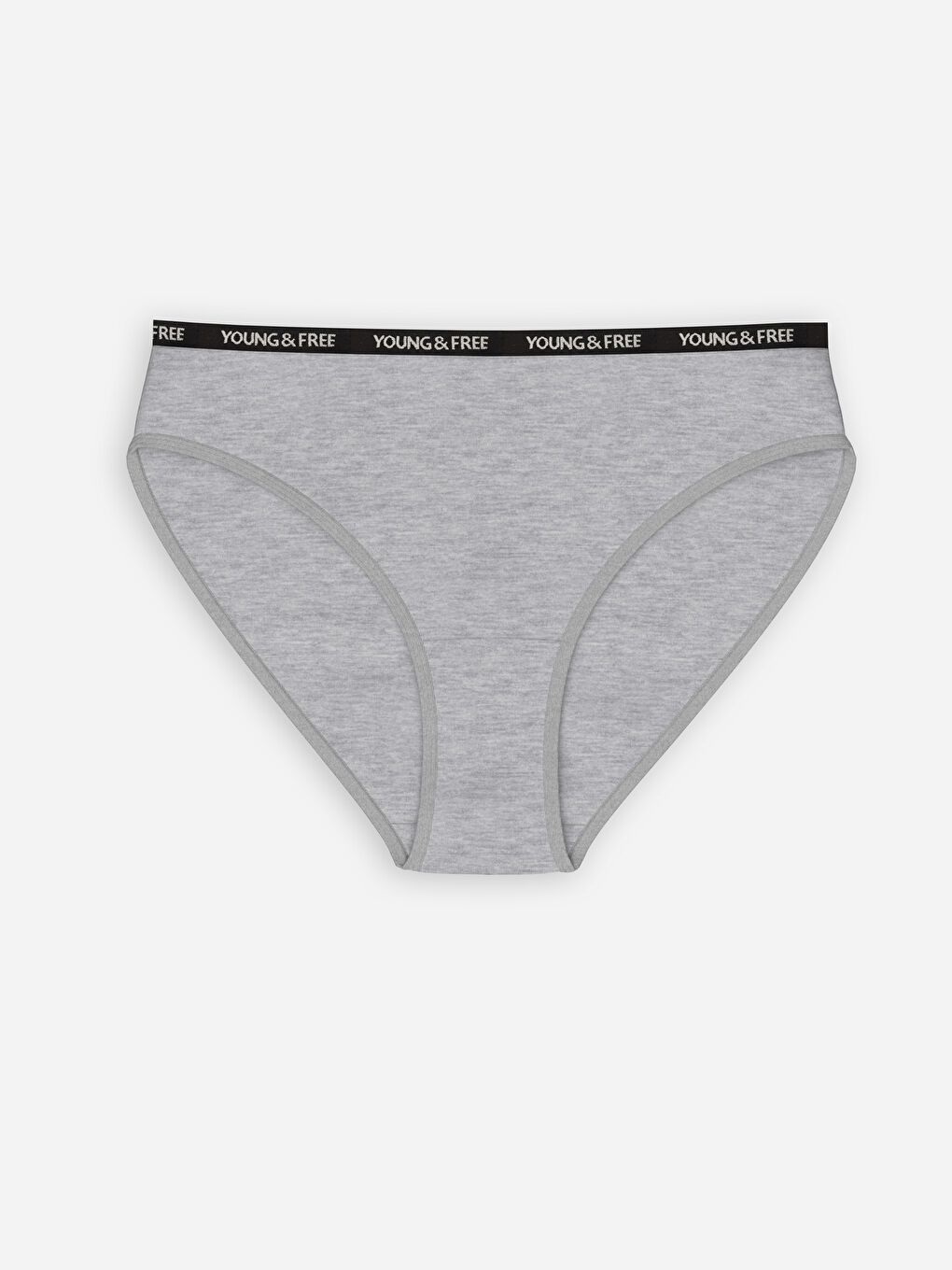 Gri Baskılı Bikini Külot