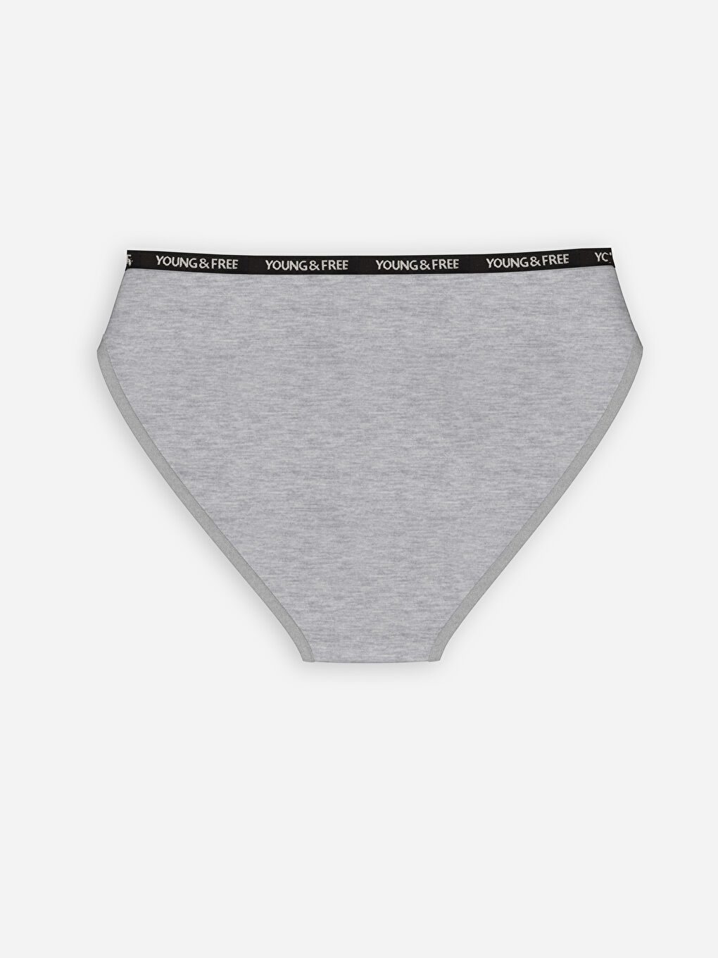 Gri Baskılı Bikini Külot-1