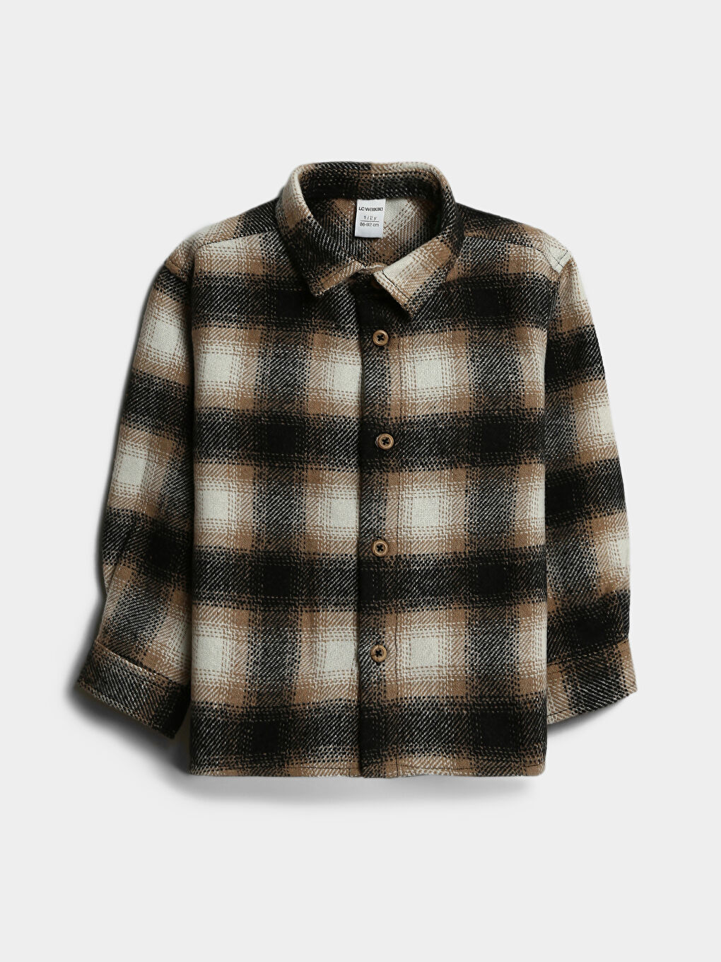 Chemise à Manches Longues Écossais pour Garçons