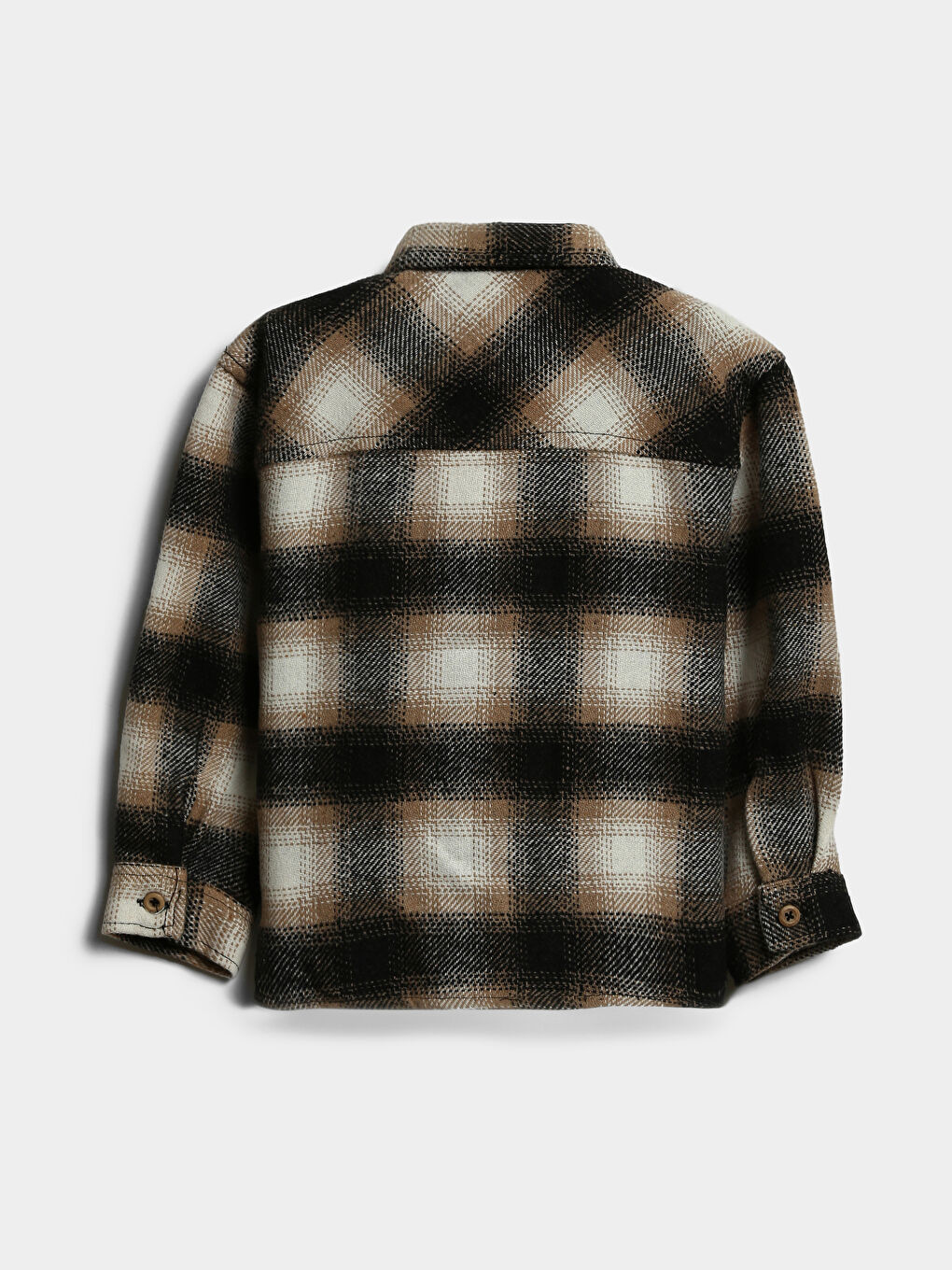 Chemise à Manches Longues Écossais pour Garçons-1