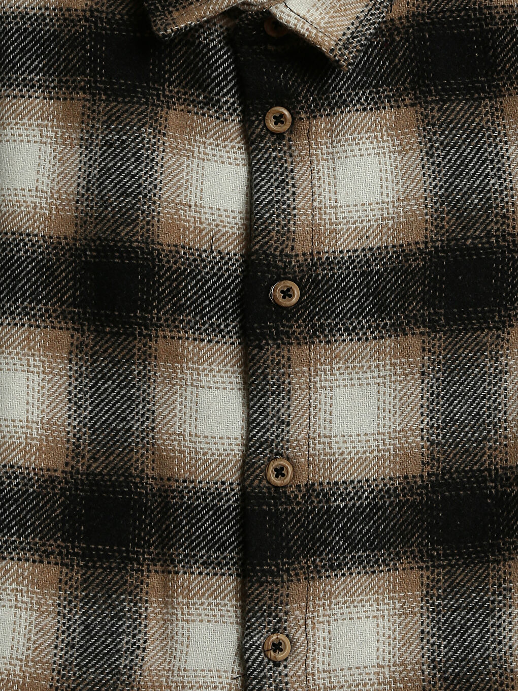 Chemise à Manches Longues Écossais pour Garçons-2