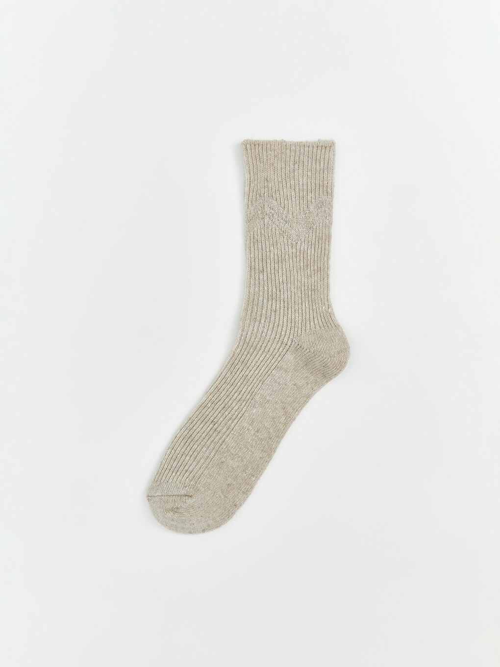 LCW DREAM Woman ECRU Ankle Socks -W5BP68Z8-FDP