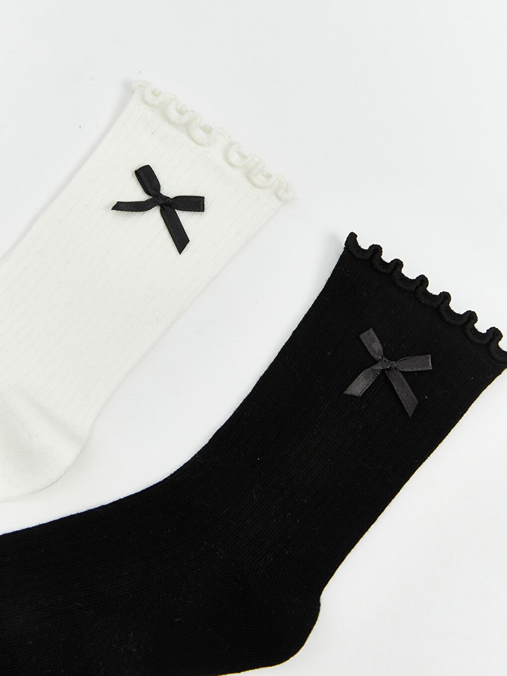 Woman ECRU Ankle Socks-1