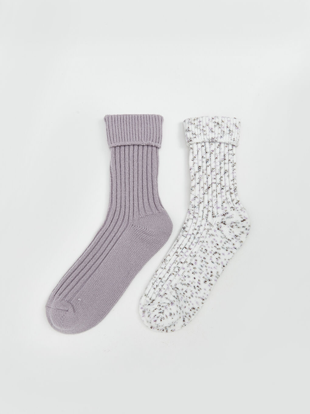 Patterned Women's Ankle Socks 2 Pack
