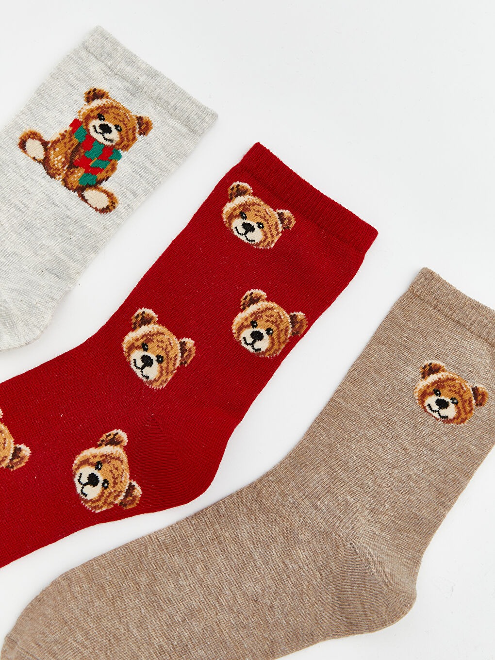 Woman GREY Ankle Socks-1