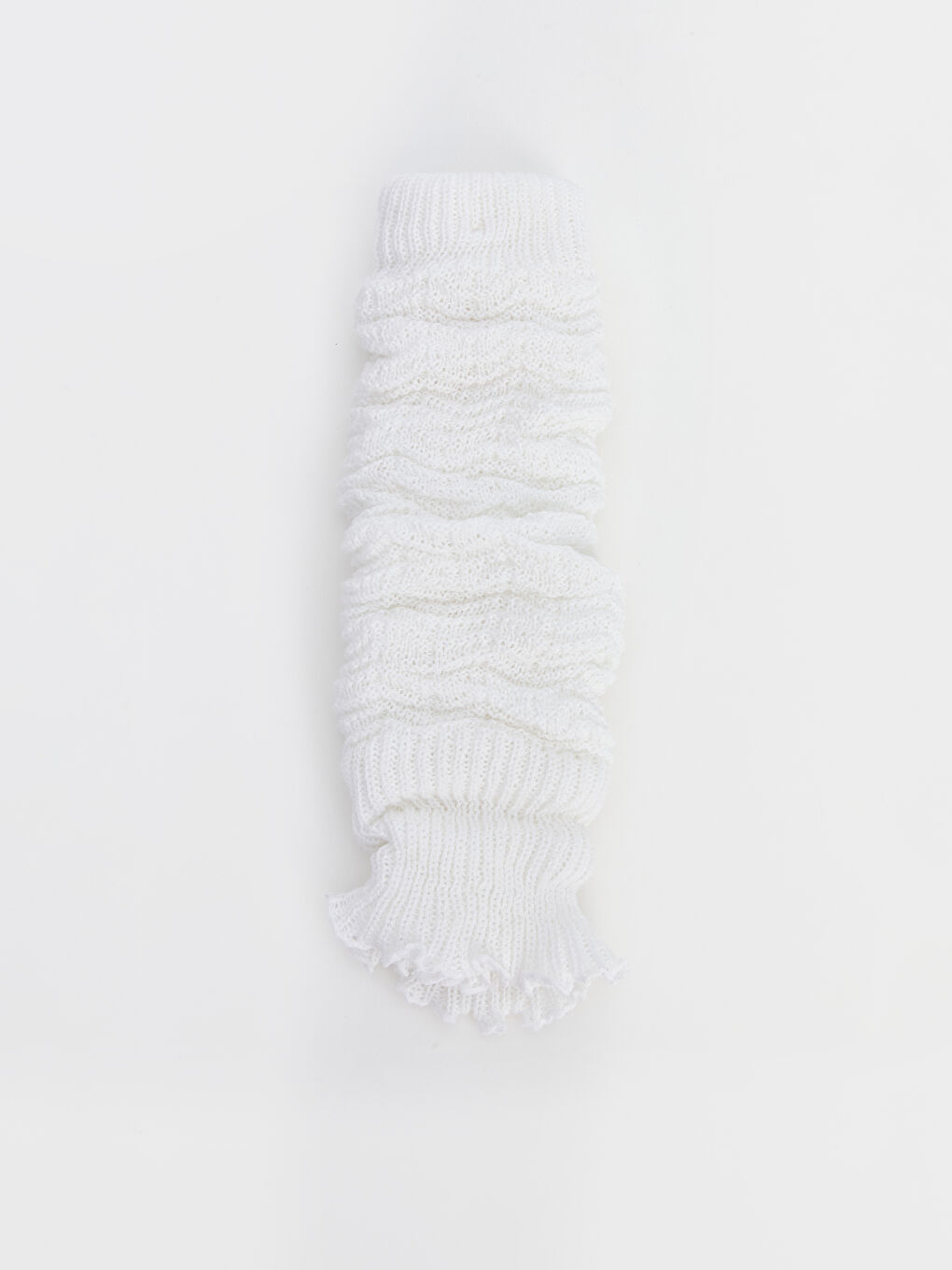 Ekru Kendinden Desenli Kadın Tozluk