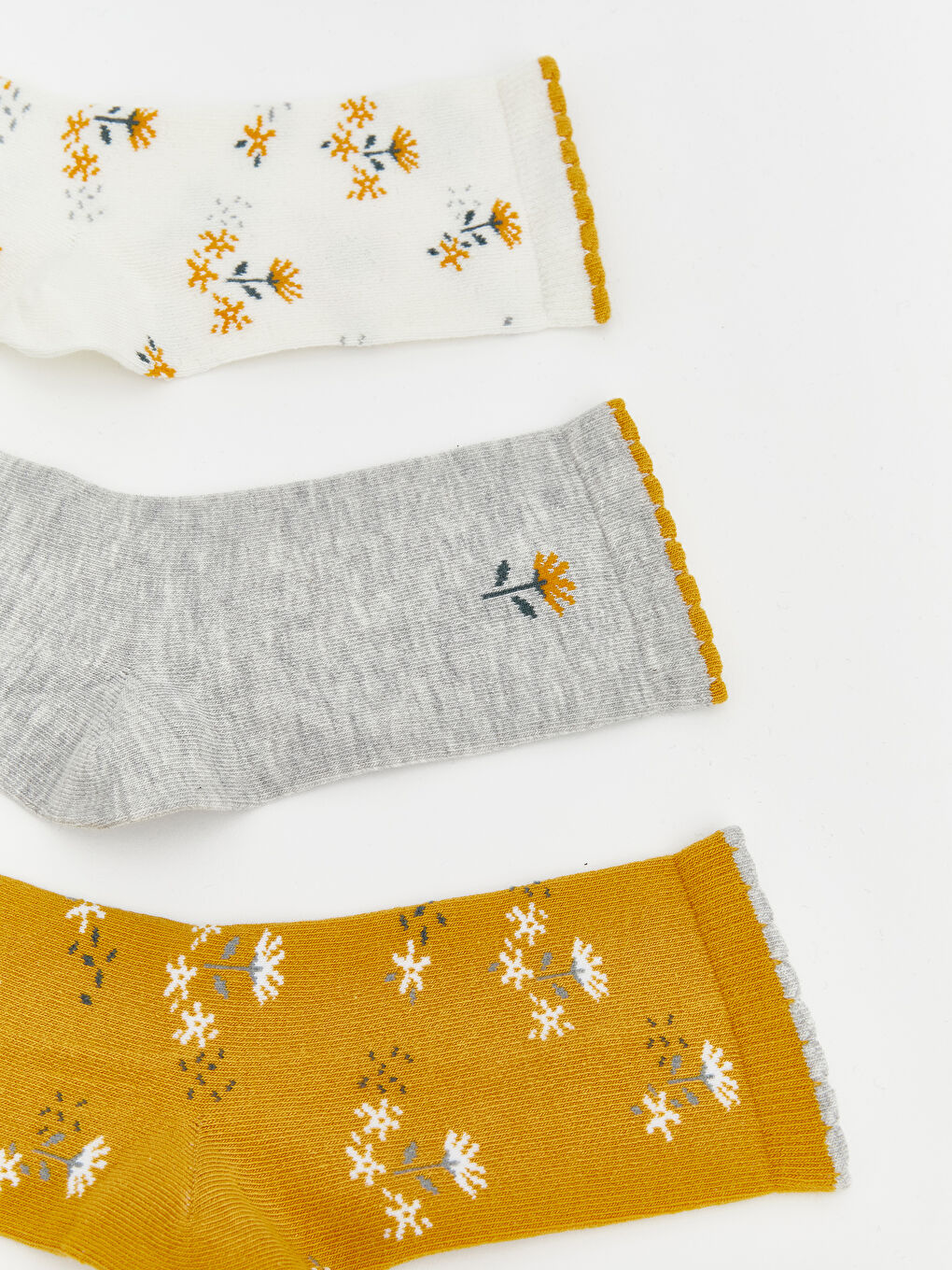 Patterned Women's Ankle Socks 5 Pack-1