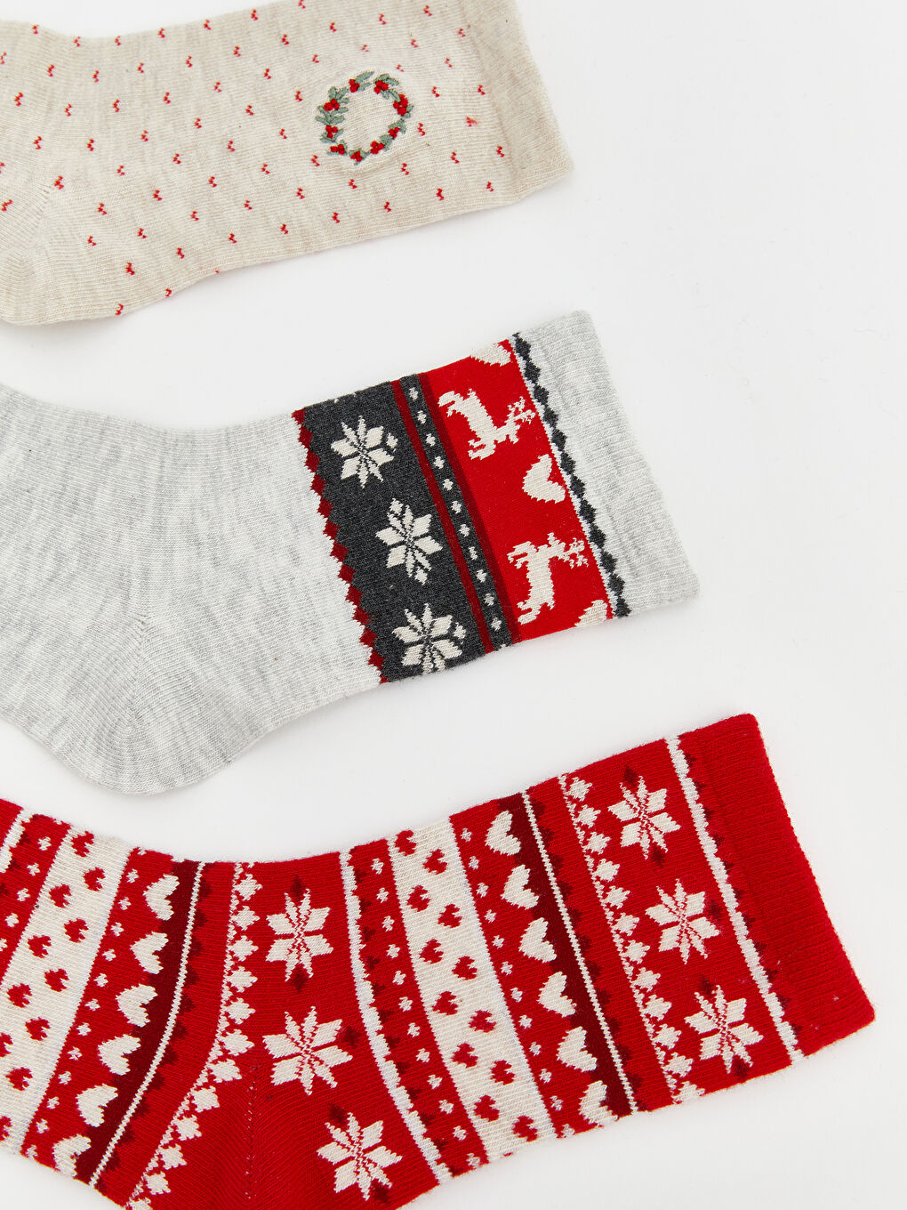 New Year Themed Women's Ankle Socks 3-Pack-2