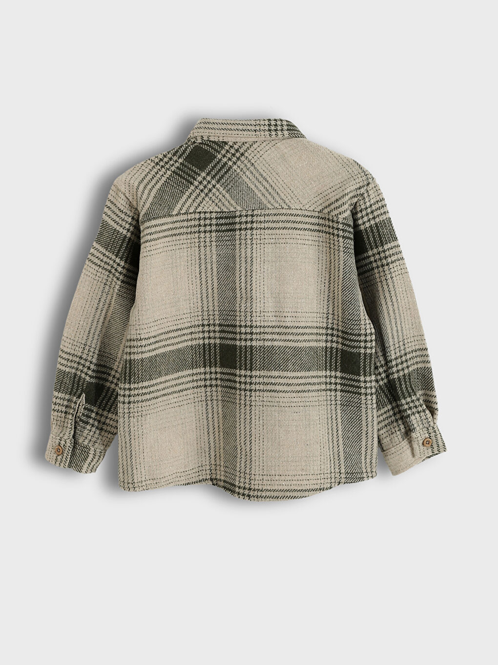 Plaid Patterned Boys' Shirt-1