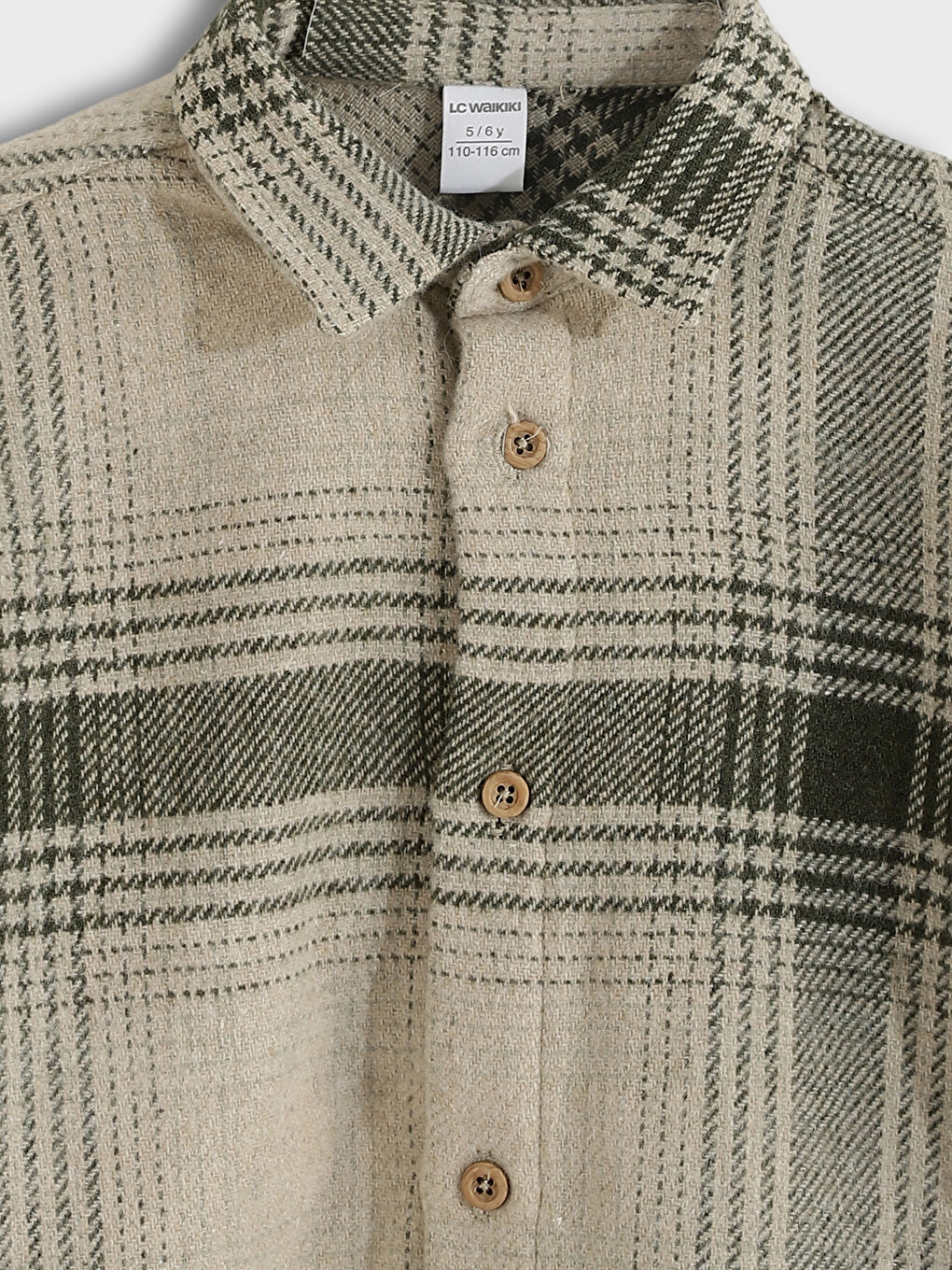 Plaid Patterned Boys' Shirt-3