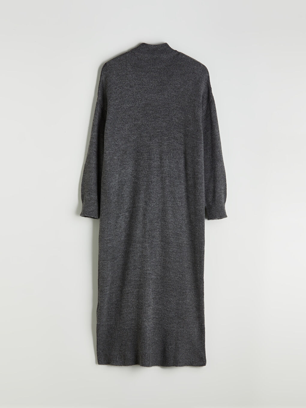 Funnel Neck Women's Knitwear Dress-5