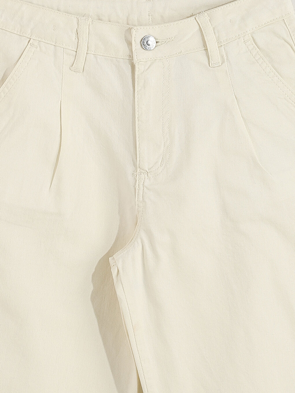 Wideleg Girl's Trousers-3