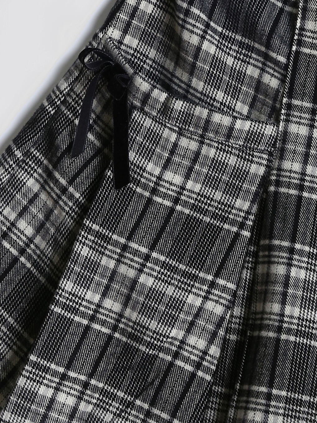 Plaid Patterned Girl Skirt-3