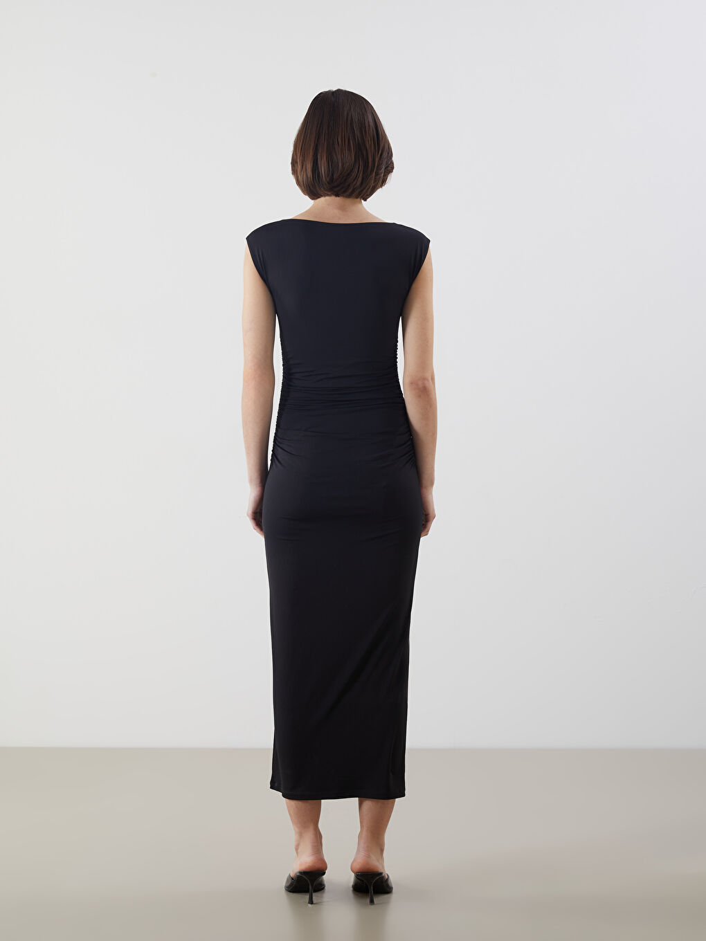 LCW Vision Woman BLACK Dress -W5BQ55Z8-CVL