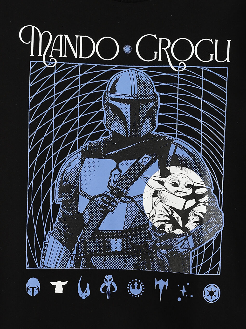 Crew Neck Star Wars Printed Sweatshirt-3