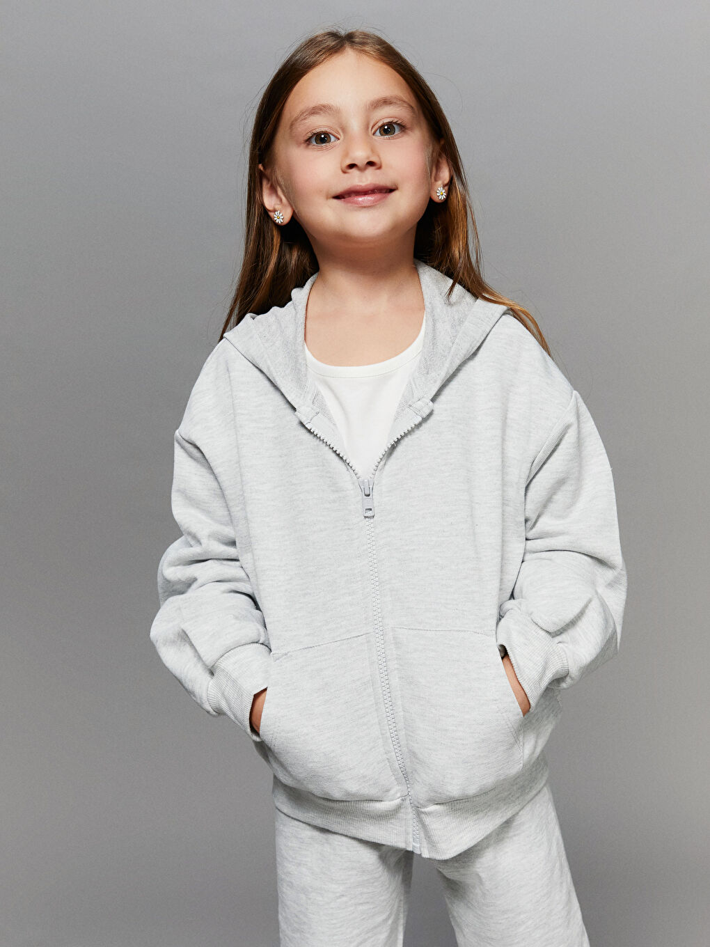 Girls' Sweatpants with Elastic Waist-1