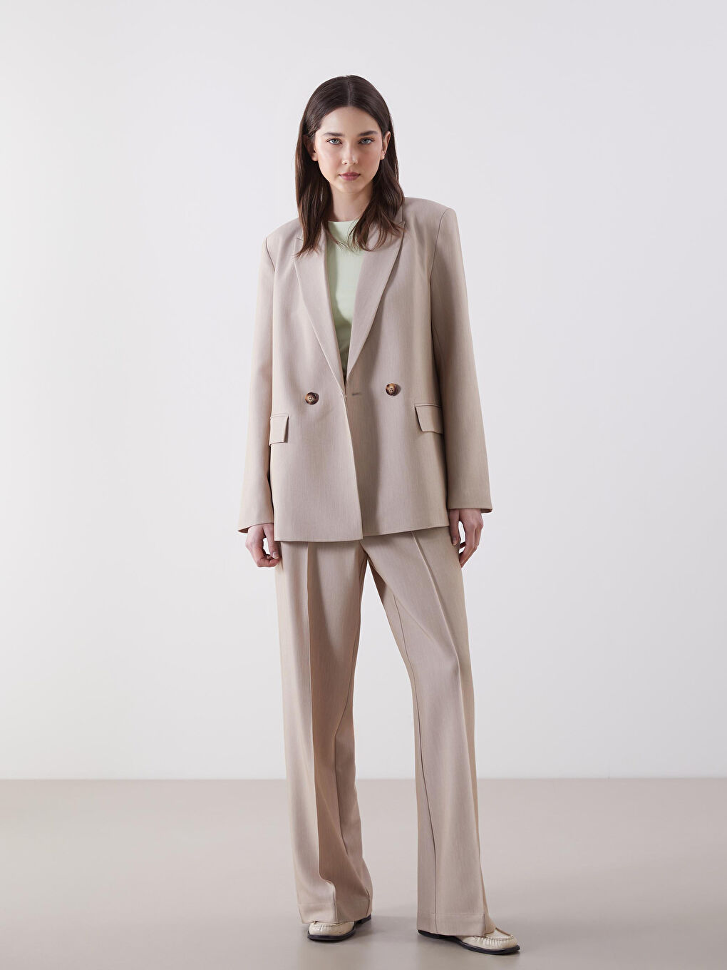 LCW Vision Women's Blazer Jacket -W5BQ73Z8-CR8