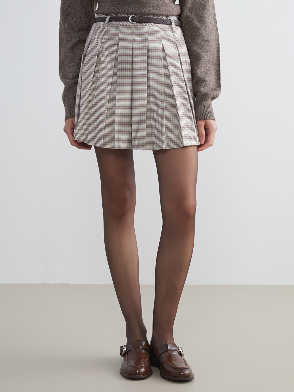 Woman BEIGE Skirt-1