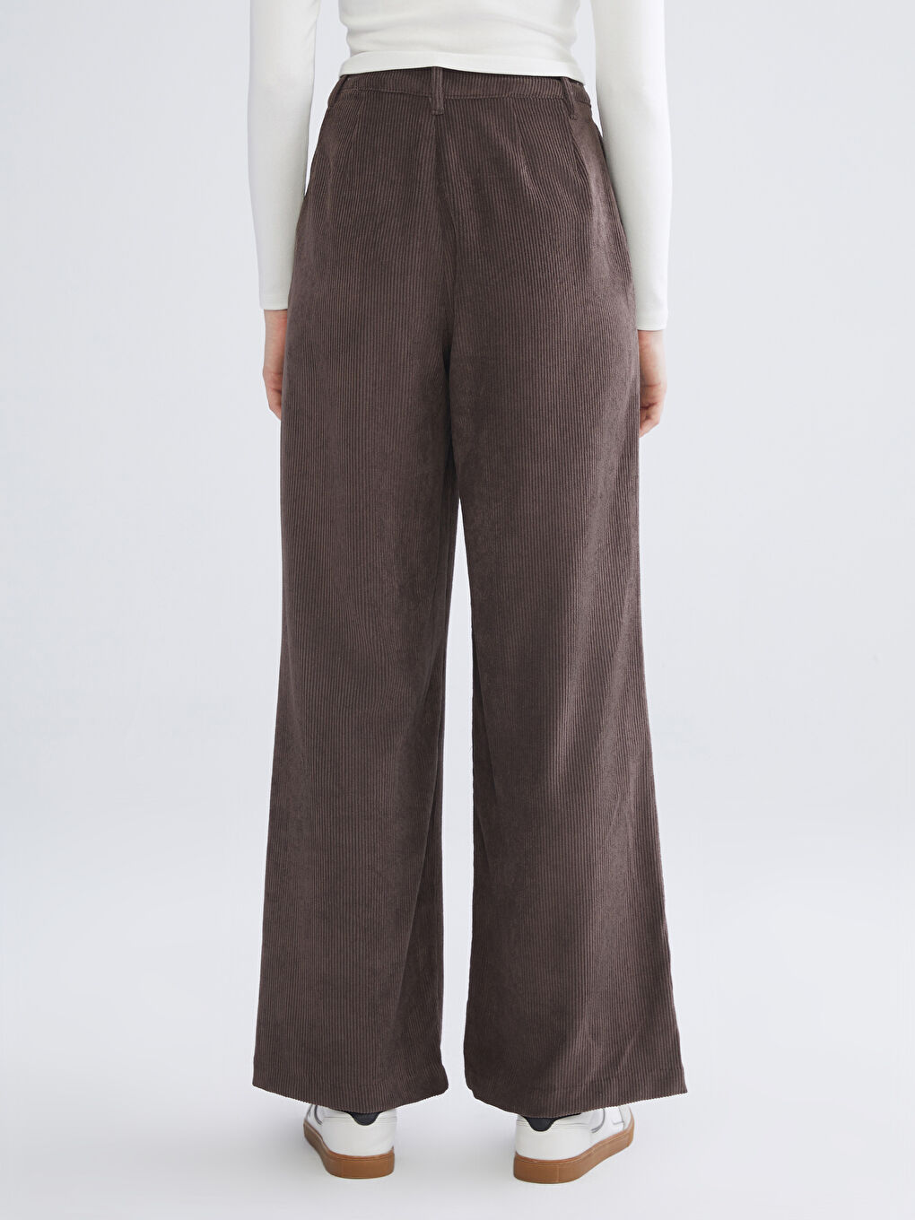 Woman BROWN Trousers-3
