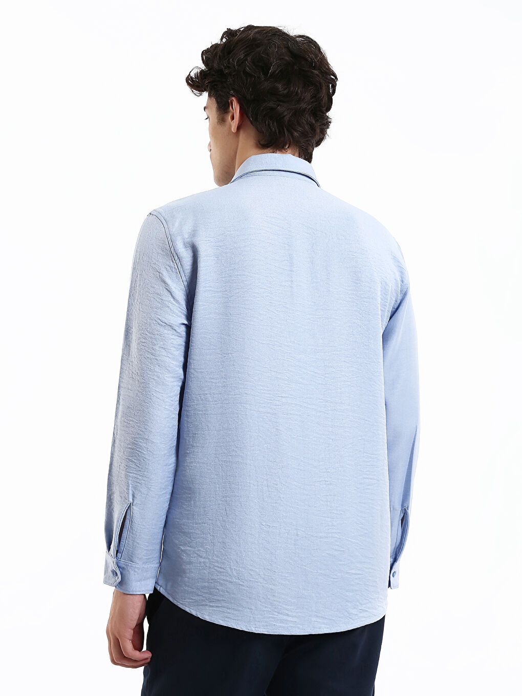 Chemise à Manches Longues Coupe Régulière pour Hommes-8