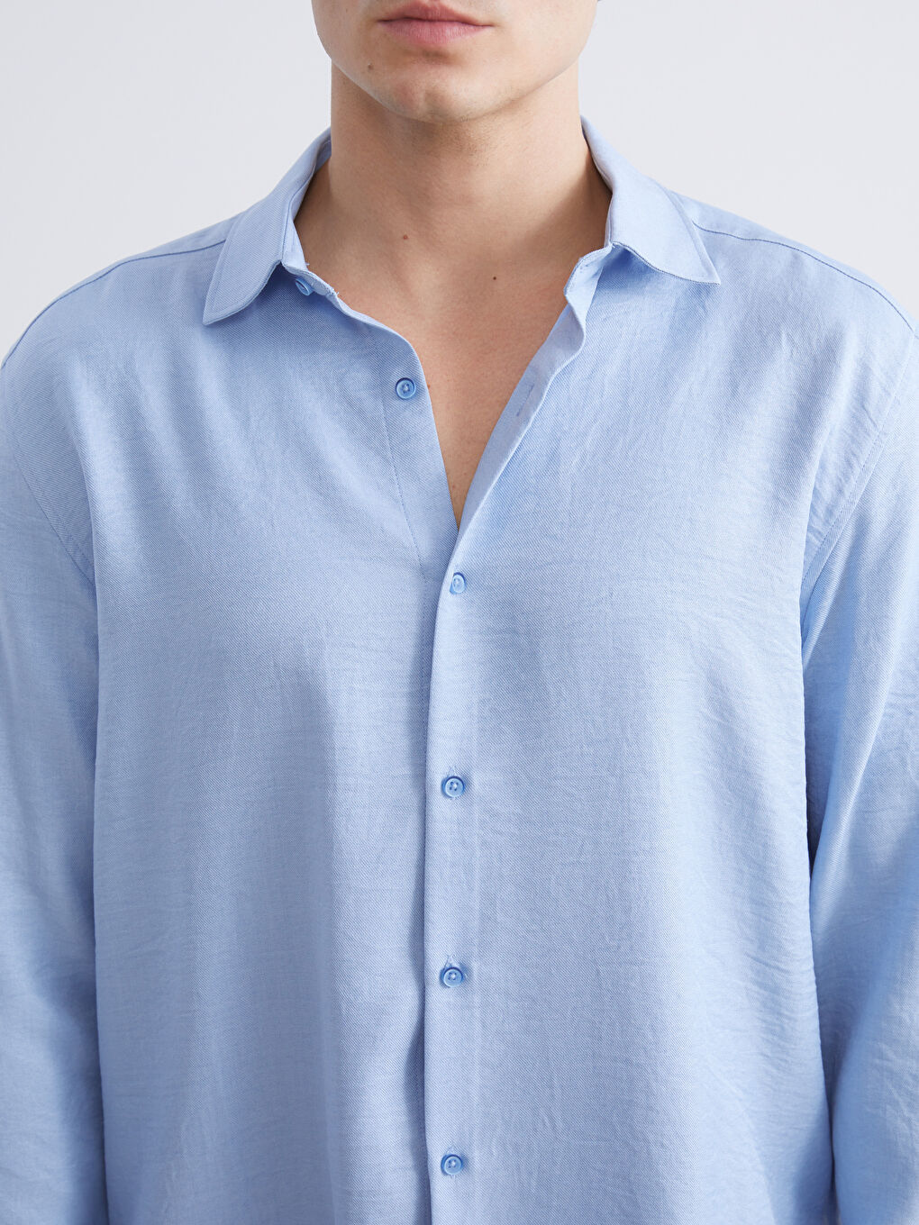 Chemise à Manches Longues Coupe Régulière pour Hommes-5