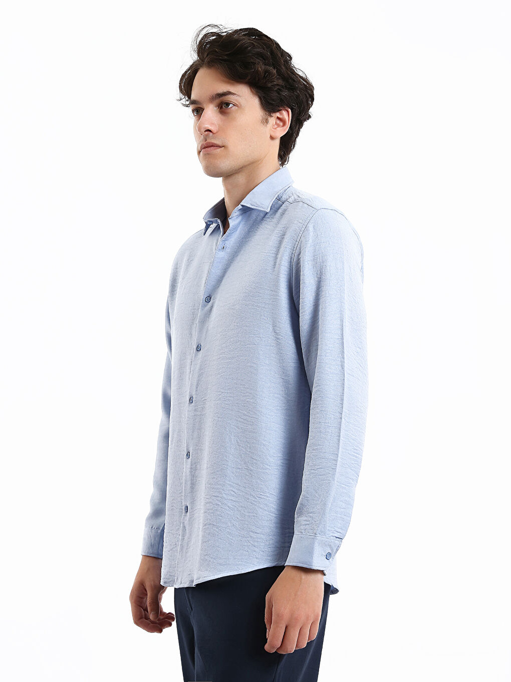 Chemise à Manches Longues Coupe Régulière pour Hommes-6