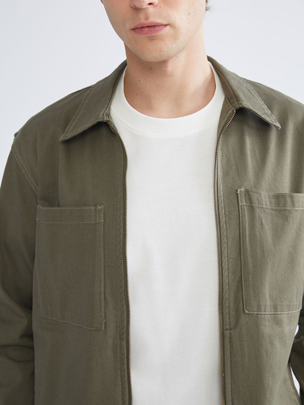 Surchemise Coupe Décontractée pour Hommes-5