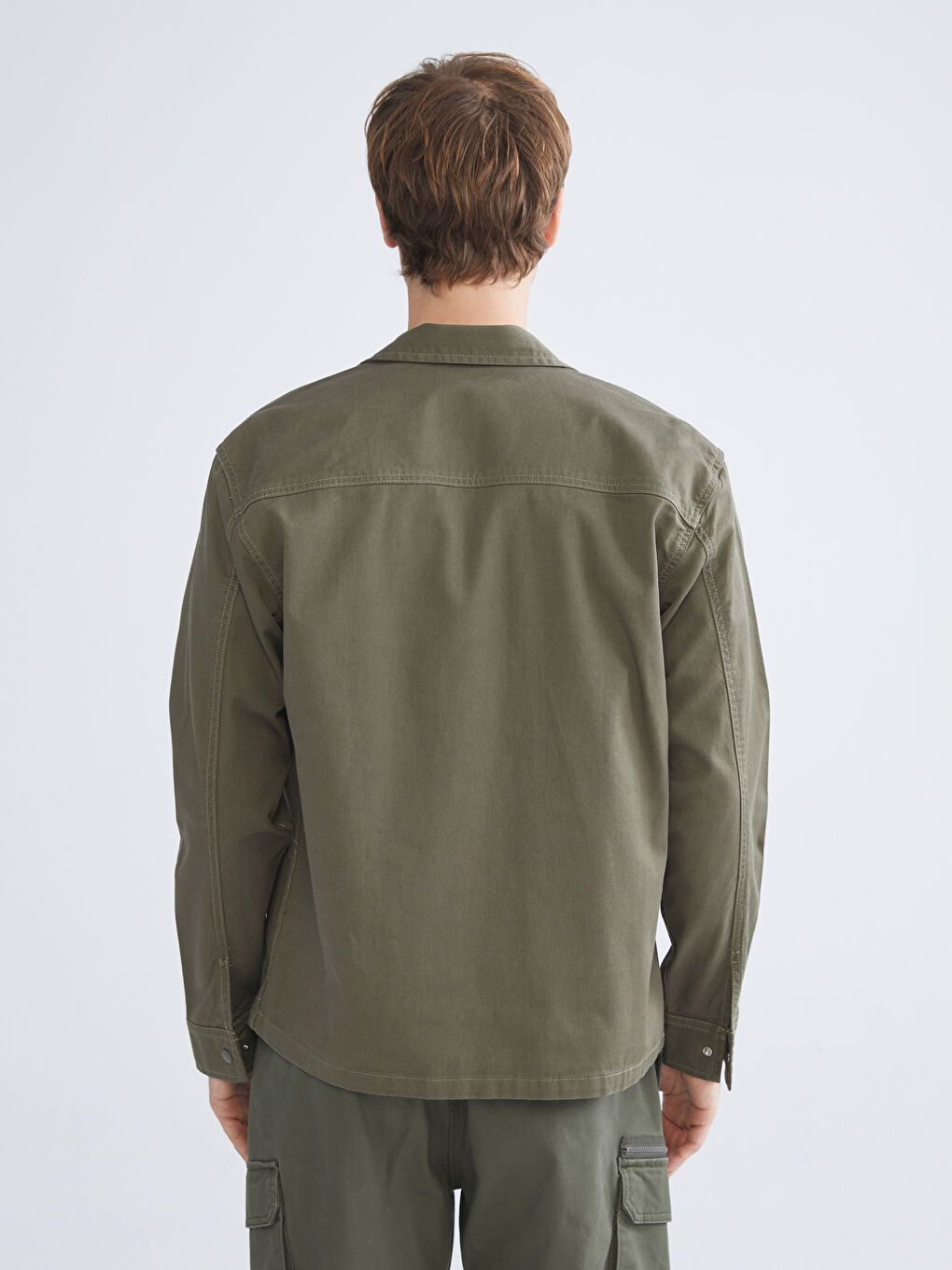 Surchemise Coupe Décontractée pour Hommes-7