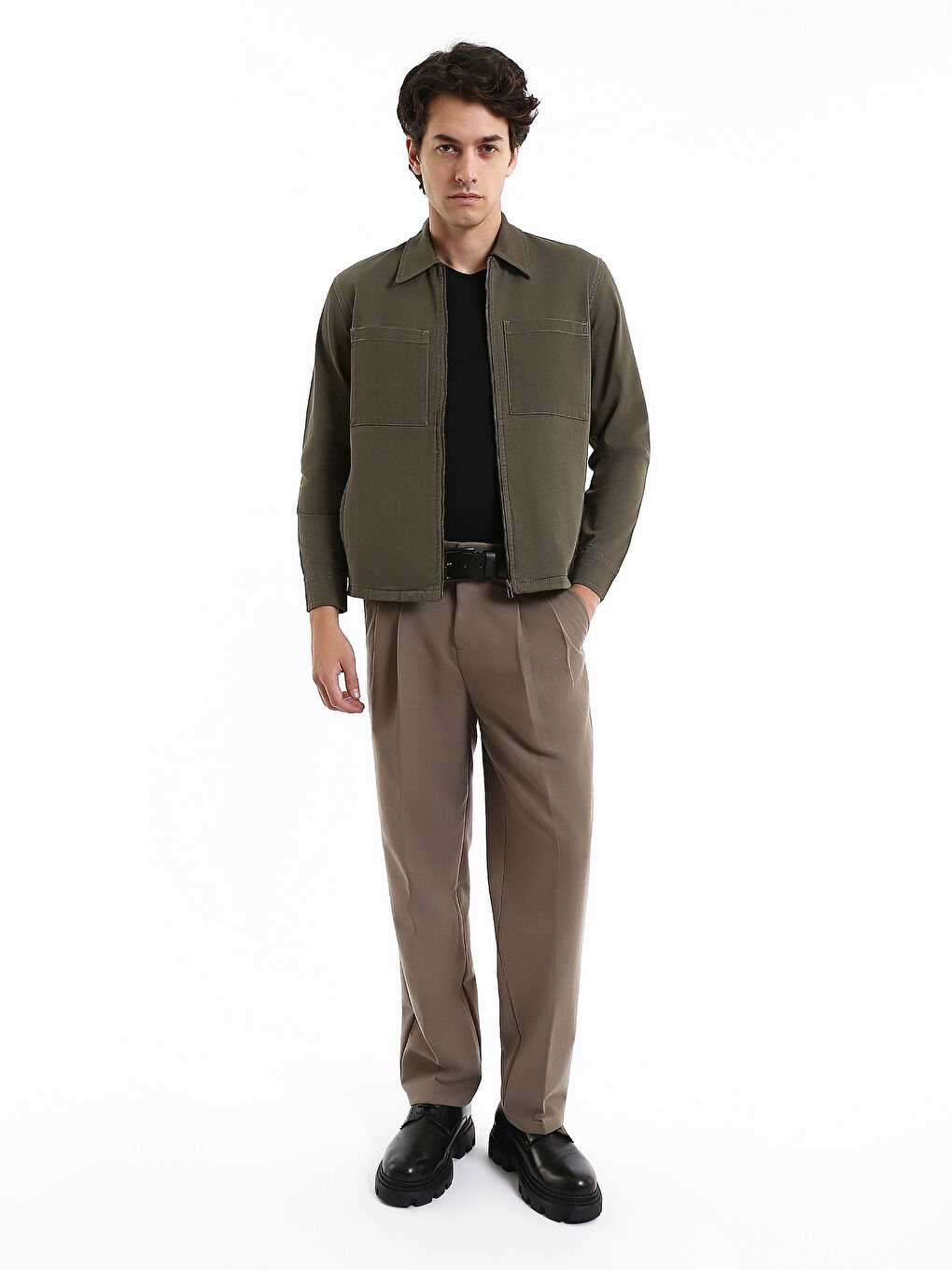 Surchemise Coupe Décontractée pour Hommes-2