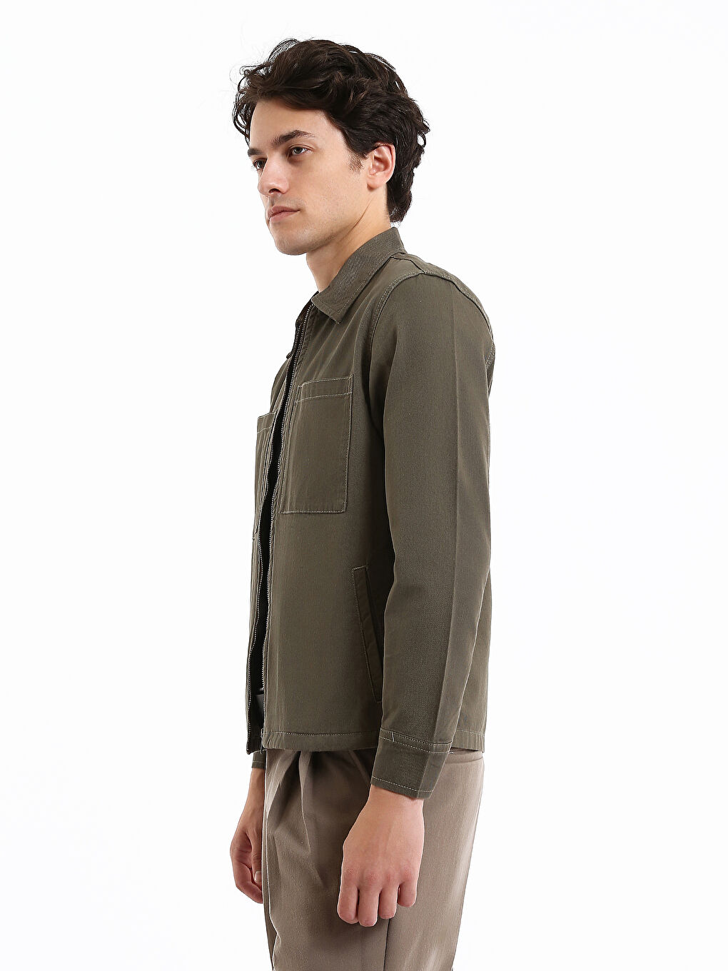 Surchemise Coupe Décontractée pour Hommes-6