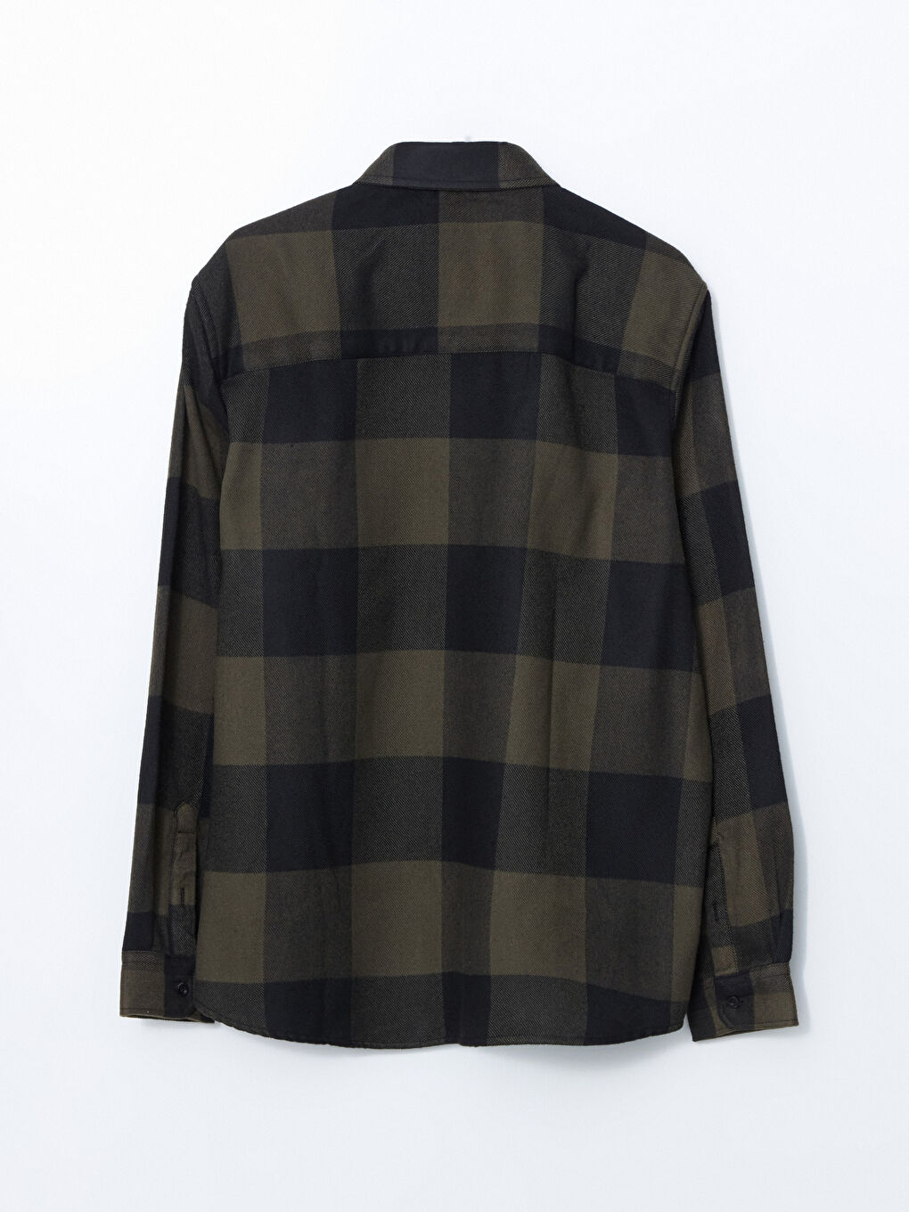 Regular Fit Flannel Plaid Men's Shirt -W5BR36Z8-LKX