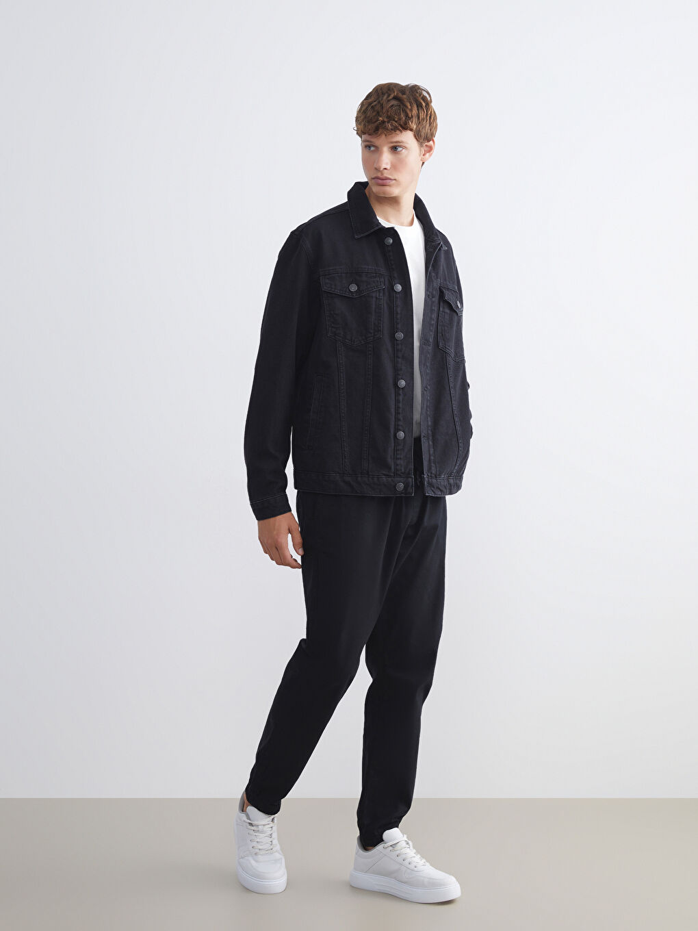 LCW Jeans جاكيت جينز رجالي بقصة عادية -W5BR55Z8-326