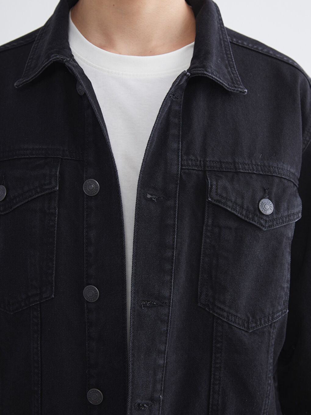 LCW Jeans جاكيت جينز رجالي بقصة عادية -W5BR55Z8-326