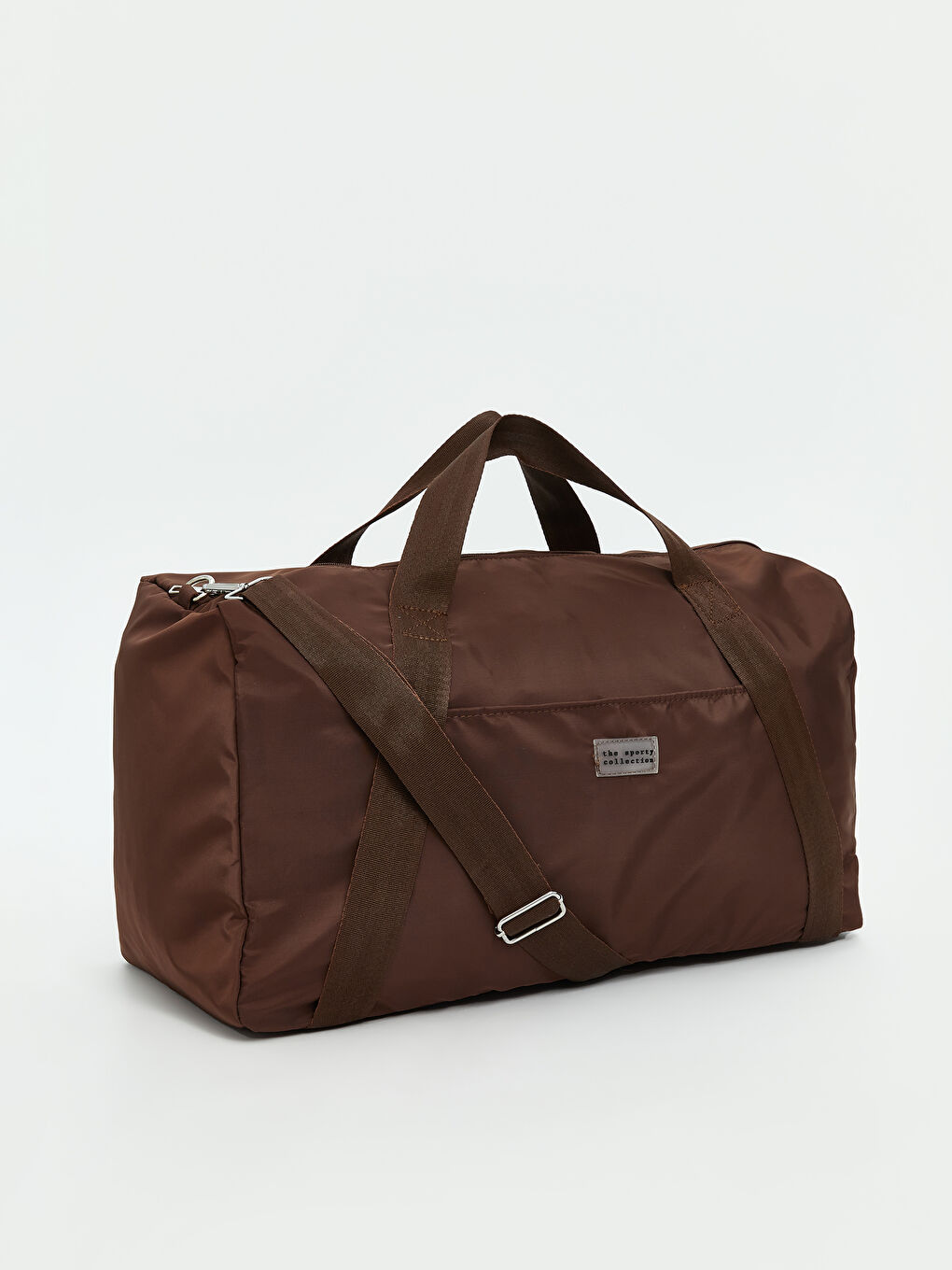 Kahverengi Baskılı Kadın Spor Çantası-1