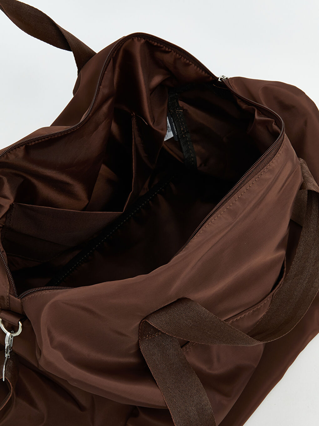 Kahverengi Baskılı Kadın Spor Çantası-2