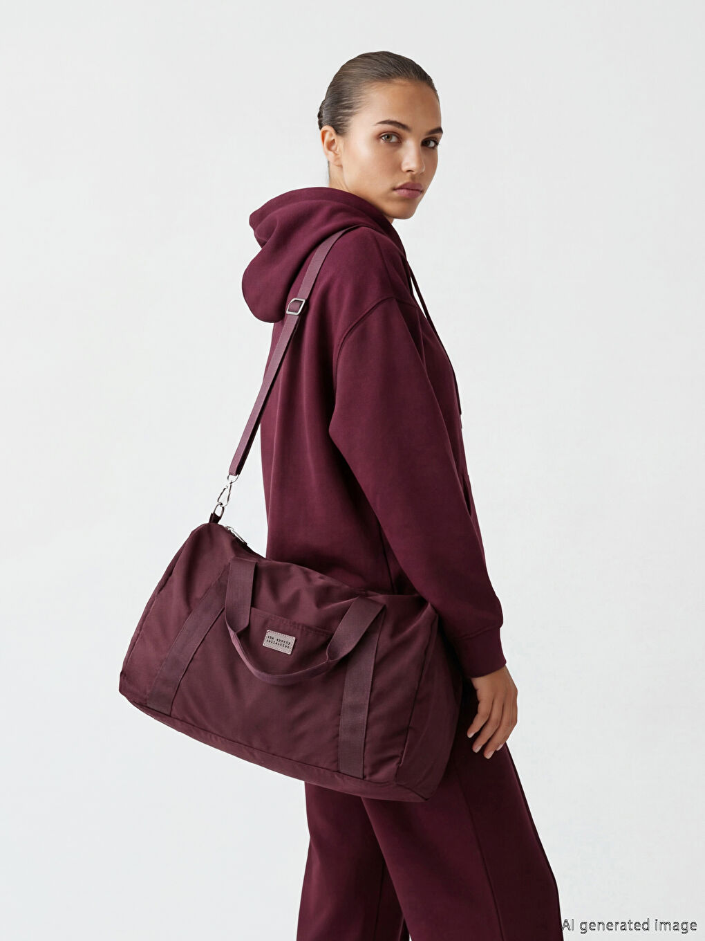 Женская спортивная сумка с принтом