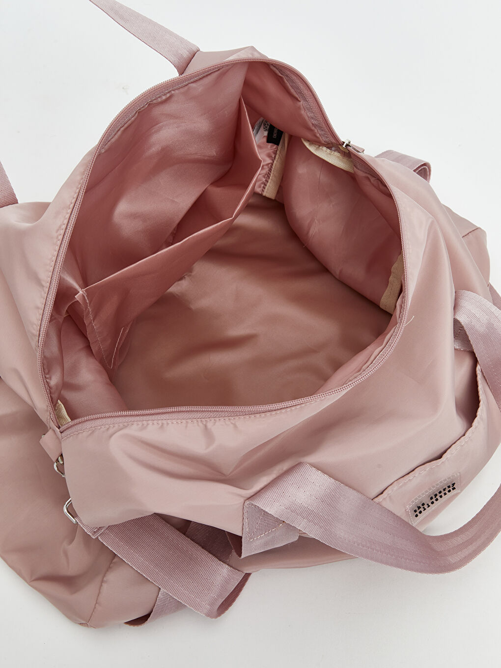 Pembe Baskılı Kadın Spor Çantası-2