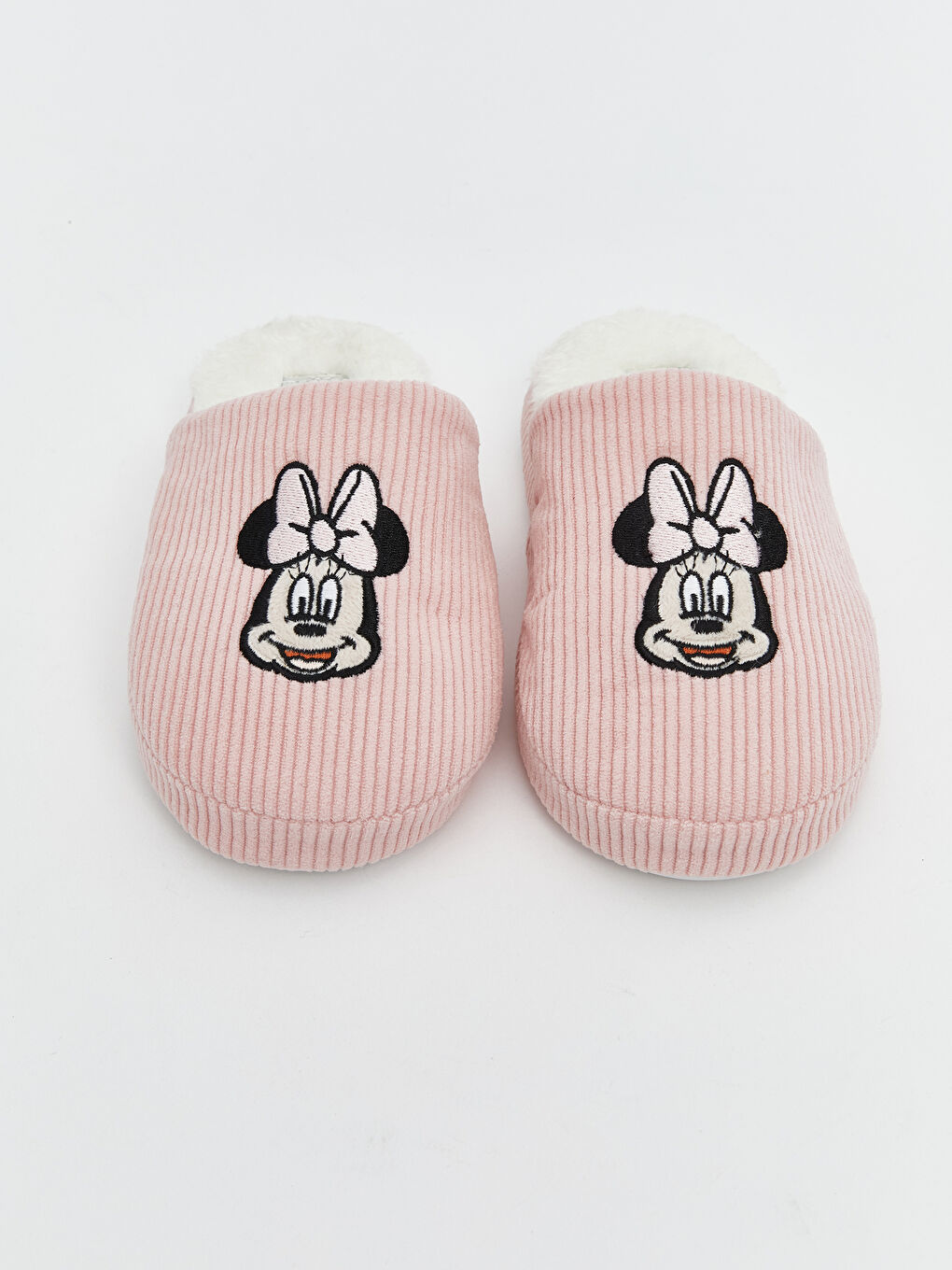 Minnie Mouse Embroidered Baby Girls' Home Slippers-2