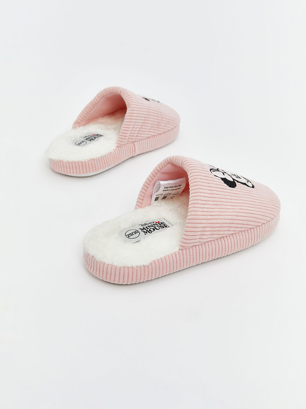 Minnie Mouse Embroidered Baby Girls' Home Slippers-4