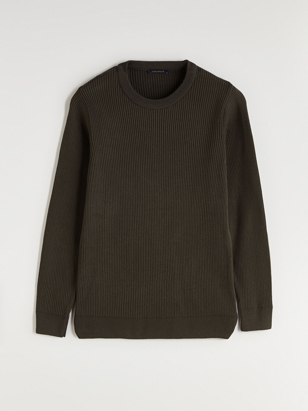 SOUTHBLUE Crew Neck Long Sleeve Men's Tricot Sweater -W5BR77Z8-CZE