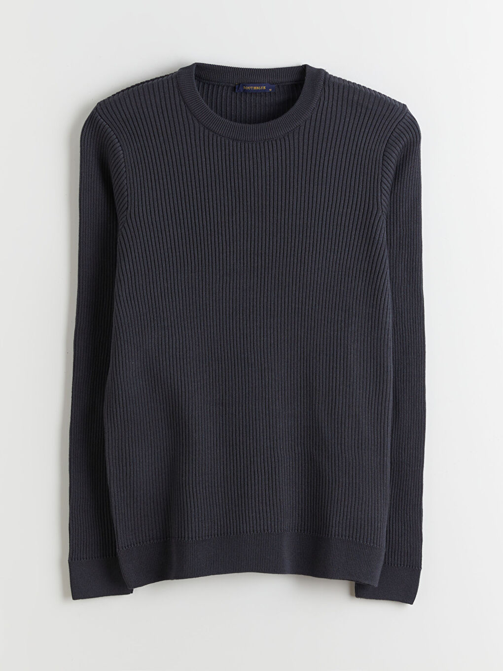 Antrasit Bisiklet Yaka Erkek Triko Kazak-4