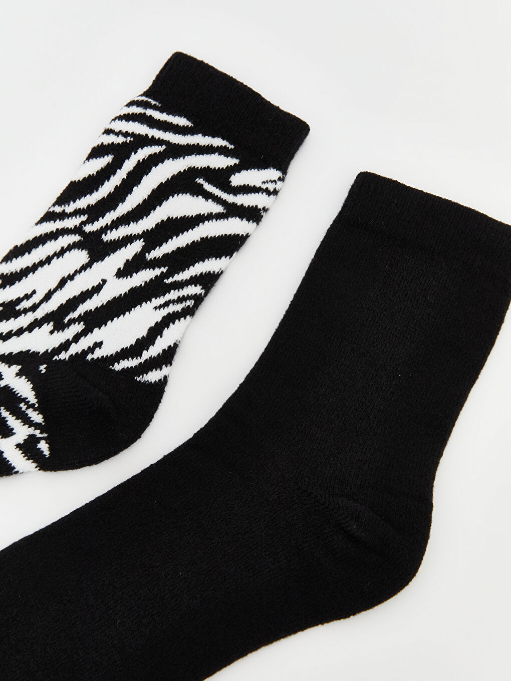 Узорчатые женские носки до щиколотки 2 упаковки-1